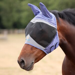 Shires Shires FlyGuard Pro Fine Mesh Fly Mask with Ears -