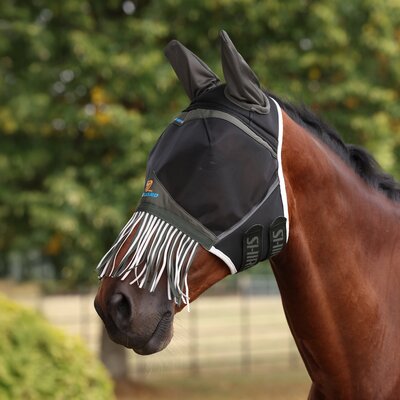Shires Shires Air Motion Fly Mask with Ears & Fringe