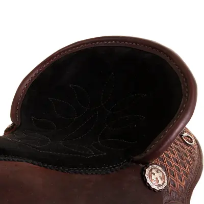 Double J Saddlery Double J - Feather Light Weight Saddle - 13.5” Wide - SFLW08