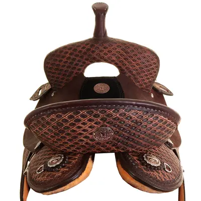 Double J Saddlery Double J - Feather Light Weight Saddle - 13.5” Wide - SFLW08