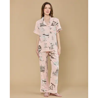 Katie Kime Katie Kime - Texas Toile Pajama Pants Set -