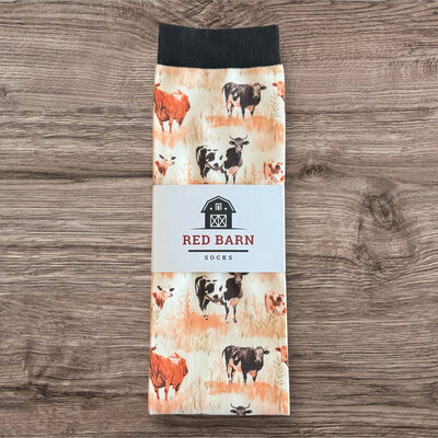 Red Barn Socks Red Barn Socks - Moo'd Boost - Adult