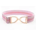 Hutson x Ellany Ellany Madelyn - 1.5” Rose Gold Stirrup Elastic Belt