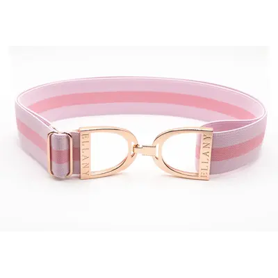 Hutson x Ellany Ellany Madelyn - 1.5” Rose Gold Stirrup Elastic Belt
