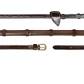 Dy'on Dy'on - 1/2" Rubber Reins w/ 7 Leather Loops -