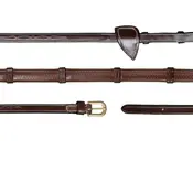 Dy'on Dy'on - 1/2" Rubber Reins w/ 7 Leather Loops -