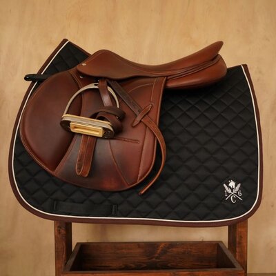 Sixteen Cypress 16C Daily Sport Jumper Saddle Pad - Black