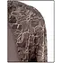 70 Degrees 70 Degrees - Mesh + Embroidered Floral Lace Sport Mock Neck - Marron Glace