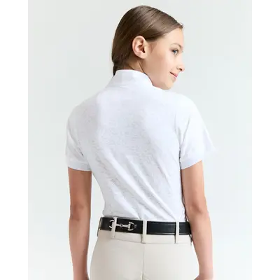 70 Degrees 70 Degrees - Camo Lace Short Sleeve Show Shirt - White