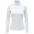70 Degrees 70 Degrees - Mesh + Embroidered Floral Lace Sport Mock - White