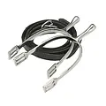 Weatherbeeta Korsteel - Long Neck Dressage Spur with Straps - 1.5"