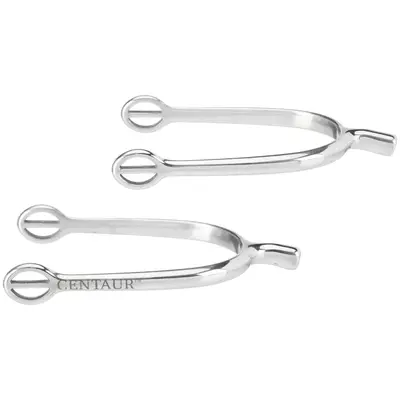 Centaur - Prince of Wales Spurs w/ Rectangular Ends 3/8" - Ladies