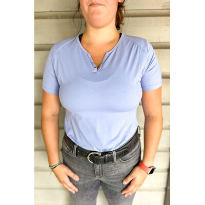 RJ Classics - Liza SS Split Neck Sun Shirt -
