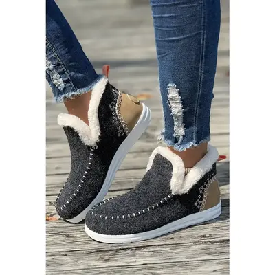 HannaBanna Plush Lined Anklet Boots