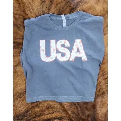 Arrow F Apparel Arrow F - USA Western Print - Western Graphic Muscle Tank -