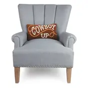 Peking Handicraft Peking Handicraft - Hook Pillow - Cowboy Up