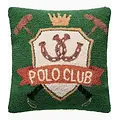 Peking Handicraft Peking Handicraft - Hook Pillow - Polo Club
