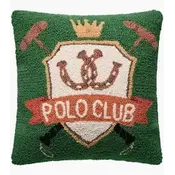 Peking Handicraft Peking Handicraft - Hook Pillow - Polo Club