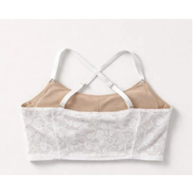 70 Degrees 70° - Lace Sport Bra - Blush/White