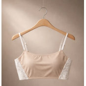 70 Degrees 70° - Lace Sport Bra - Blush/White