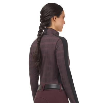 Kerrits Kerrits - Stretch Plaid Quarter Zip Top -