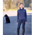 Kerrits Kerrits - Kids Etched Equine Half Zip Sweatshirt - Galaxy Blue