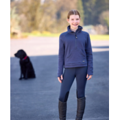 Kerrits Kerrits - Kids Etched Equine Half Zip Sweatshirt - Galaxy Blue