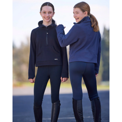 Kerrits Kerrits - Kids Etched Equine Half Zip Sweatshirt - Galaxy Blue