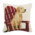 Peking Handicraft Peking Handicraft - Hook Pillow - Retriever Dog w/ Adirondack