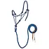 Weaver - 5/16" Rope Halter w/ Attached Lead - Turquoise & Red