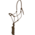 Shiloh Shiloh - Four Knot Training Rope Halter w/ 10' Removeable Lead (One Size) - Brown