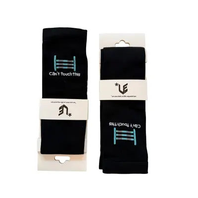 Unsustainable Equestrian Unsustainable Equestrian - Tall Riding Socks - Can't Touch This
