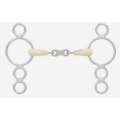 Happy Mouth - French Link 3-Ring Gag Bit