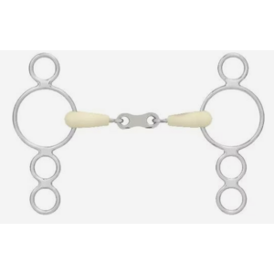 Happy Mouth - French Link 3-Ring Gag Bit