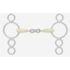 Happy Mouth - French Link 3-Ring Gag Bit