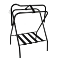 Equi-Essentials - Enamel Metal Folding Portable Saddle Rack - Black