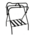 Equi-Essentials - Enamel Metal Folding Portable Saddle Rack - Black