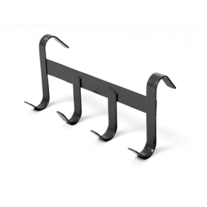 Equi-Essentials - Enamel Metal Handy Tack Hanger - Black