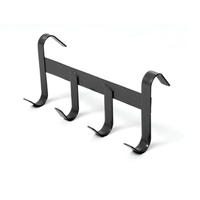 Equi-Essentials - Enamel Metal Handy Tack Hanger - Black