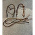 WT214 NEW David Motes Roping Saddle by Dale Fredricks Saddlesmith - 16" Wide WITH Matching Breastcollar, 2 Headstalls & 2 Reins