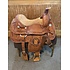 WT214 NEW David Motes Roping Saddle by Dale Fredricks Saddlesmith - 16" Wide WITH Matching Breastcollar, 2 Headstalls & 2 Reins