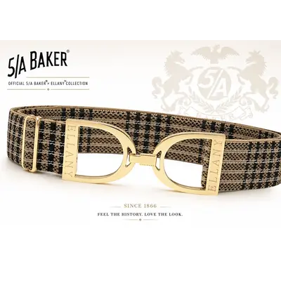 Hutson x Ellany 5/A Baker x Ellany - 1.5" Gold Stirrup Elastic Belt