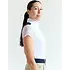 70 Degrees 70° - Lace Sleeve Show Shirt - White/Navy