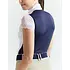70 Degrees 70° - Lace Sleeve Show Shirt - White/Navy