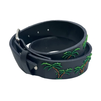 The Kenyan Collection TKC - Palm Trees in Wide Width - Brass Buckle