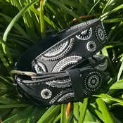 The Kenyan Collection TKC - Bezana Belt - Greys - Silver Buckle