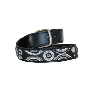 The Kenyan Collection TKC - Bezana Belt - Greys - Silver Buckle