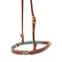 Professional's Choice - Double Ply Twist Noseband - Emerald/Burgundy