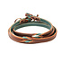 Professional's Choice - Roping Rein with Twist - Emerald/Burgundy