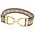 Hutson x Ellany Ellany - Taupe Taryn - 1.5" Gold Stirrup Elastic Belt